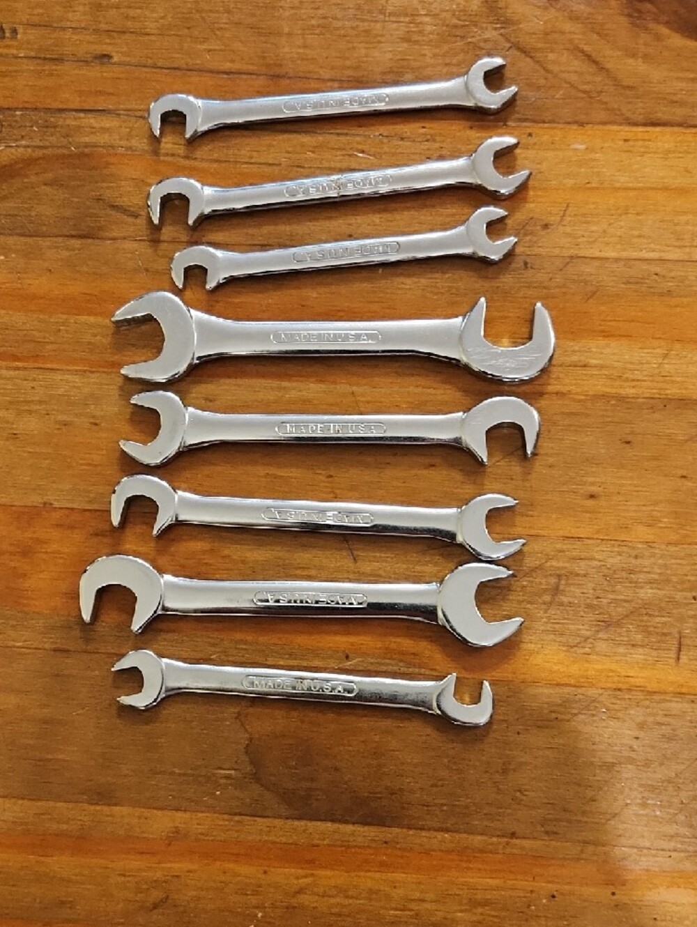 Easco 8 Piece SAE Open End Igniton Wrench Set #92160 - Picture 5 of 5